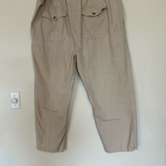 Island passport linen Blend pull on tie waist pants - Picture 2 of 12